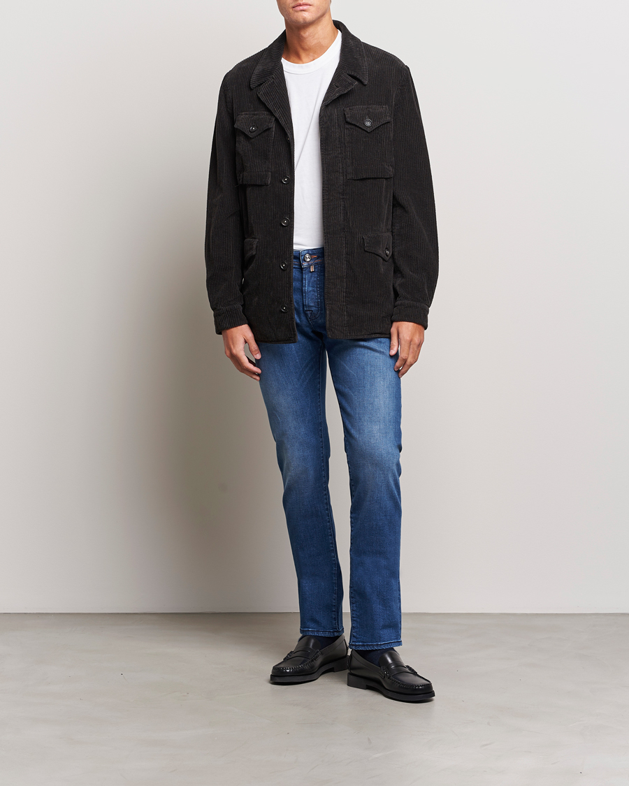 Heren | Jeans | Jacob Cohën | Nick Limited Edition Slim Fit Jeans Mid Blue