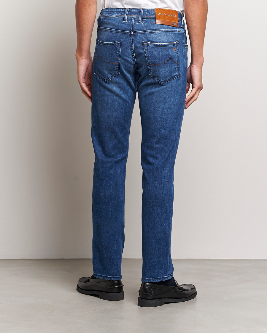 Heren | Jeans | Jacob Cohën | Nick Limited Edition Slim Fit Jeans Mid Blue