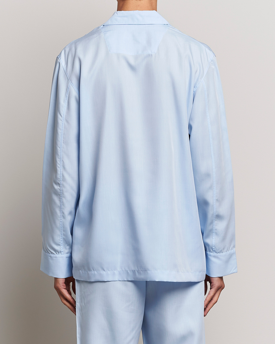 Heren | Pyjama's en gewaden | CDLP | Long Sleeve Pyjama Shirt Sky Blue