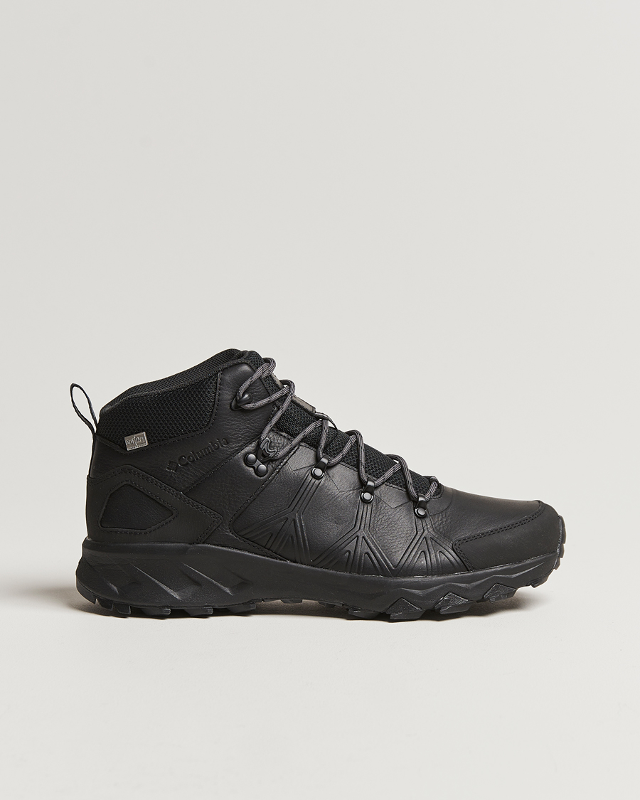 Heren | Columbia Peakfreak II Mid Outdry Leather Sneaker Black | Columbia | Peakfreak II Mid Outdry Leather Sneaker Black