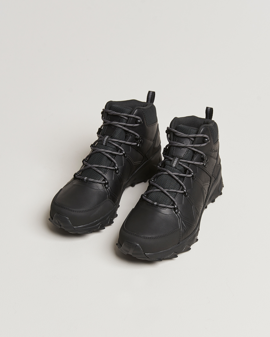 Heren | Wandel schoenen | Columbia | Peakfreak II Mid Outdry Leather Sneaker Black