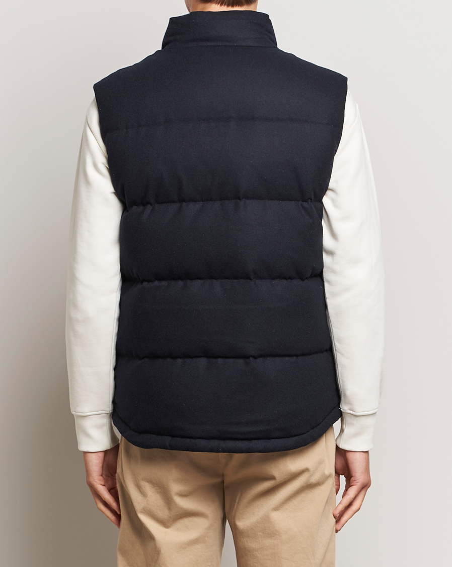 Heren | Jassen | Morris | Alston Wool Flanell Vest Blue