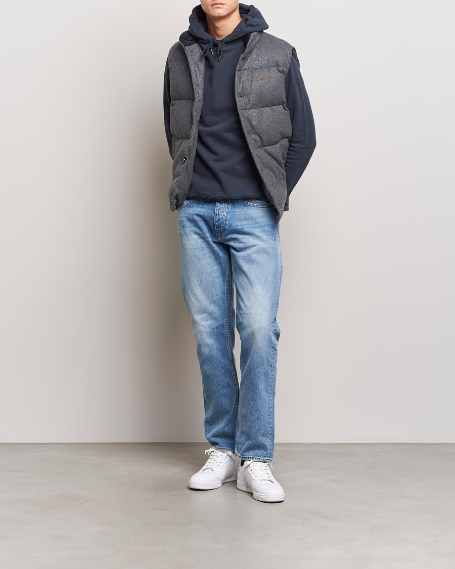 Heren | Jassen | Morris | Alston Wool Flanell Vest Grey