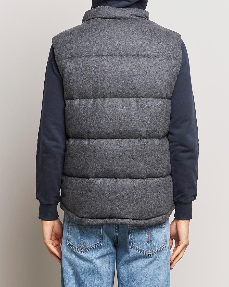 Heren | Jassen | Morris | Alston Wool Flanell Vest Grey
