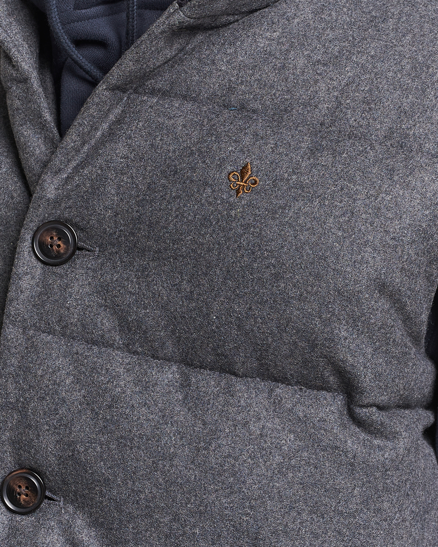 Heren | Jassen | Morris | Alston Wool Flanell Vest Grey