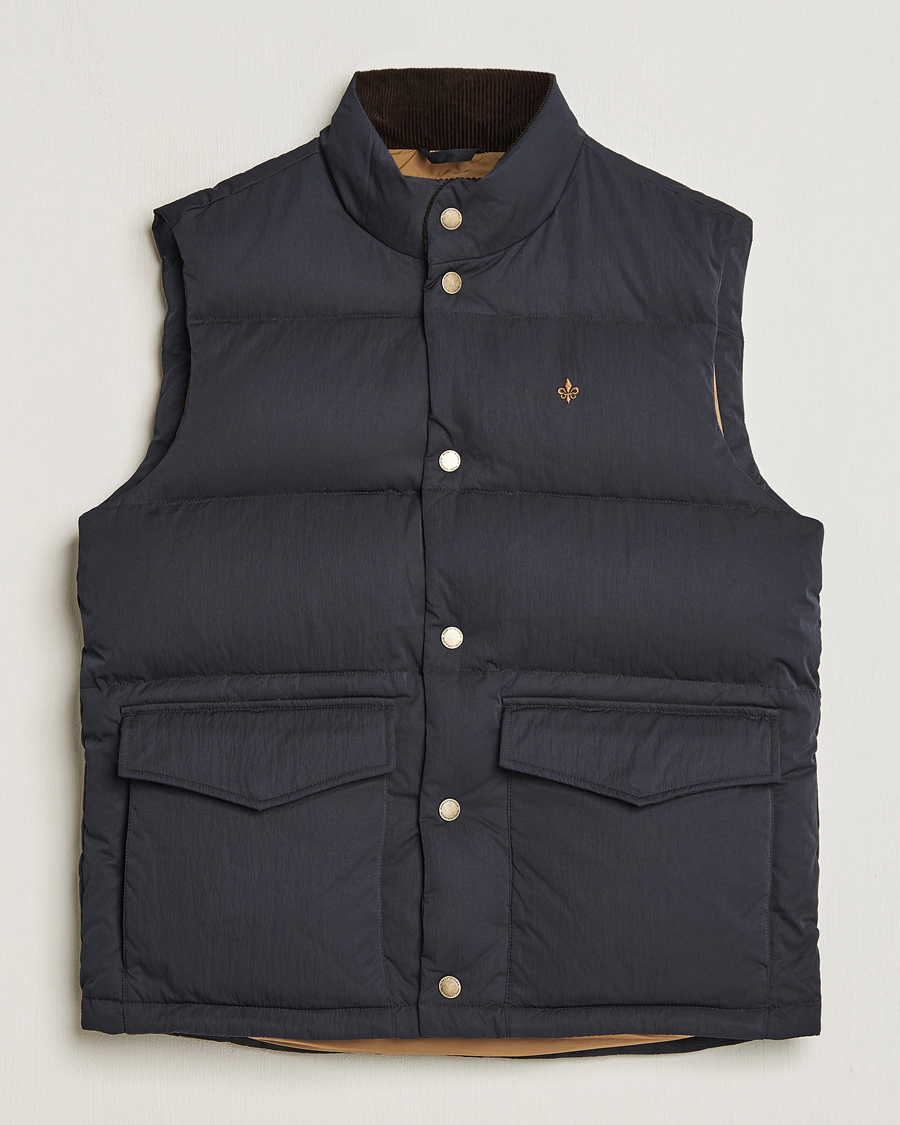 Heren | Jassen | Morris | Lockley Down Vest Blue