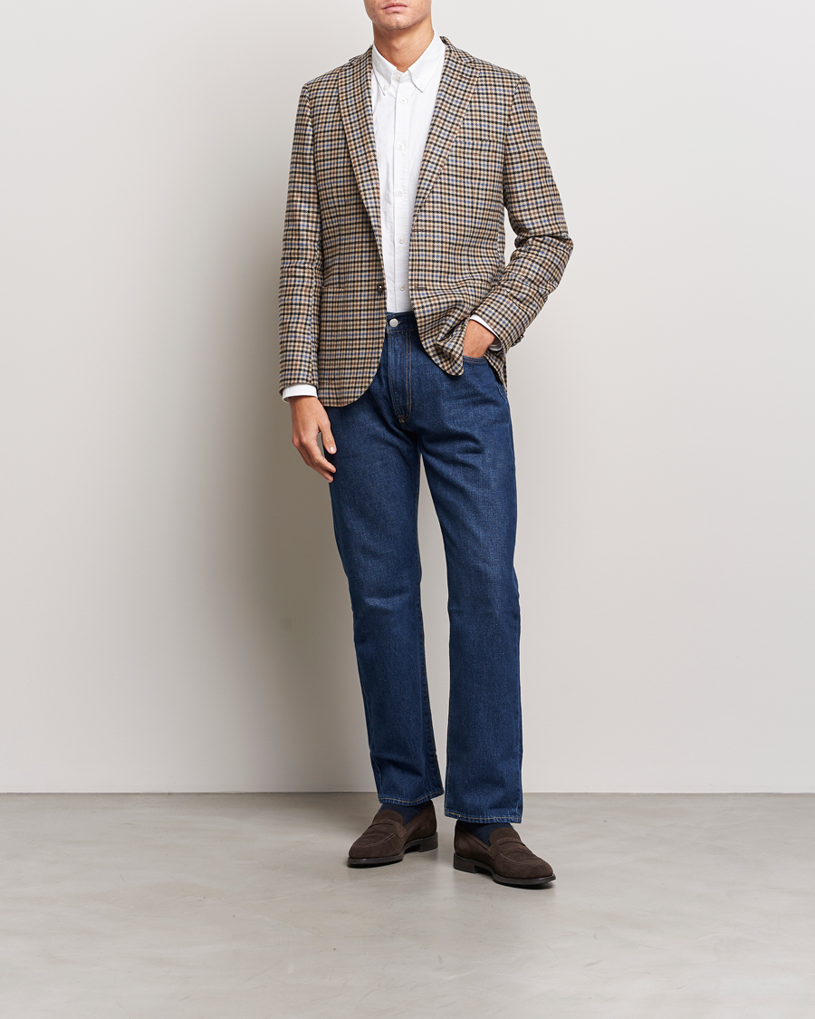 Heren | Blazers | Morris | Archie Check Blazer Khaki