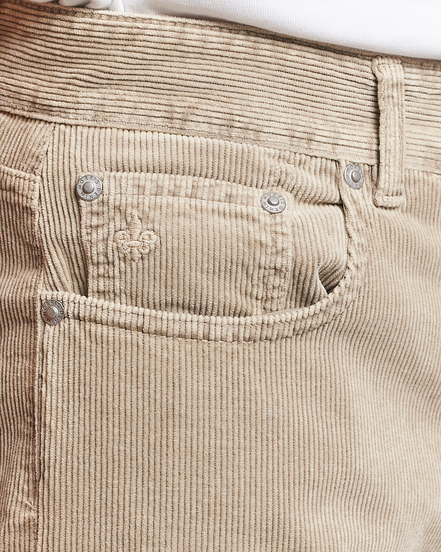 Heren | Broeken | Morris | James Corduroy 5-Pocket Pant Grey