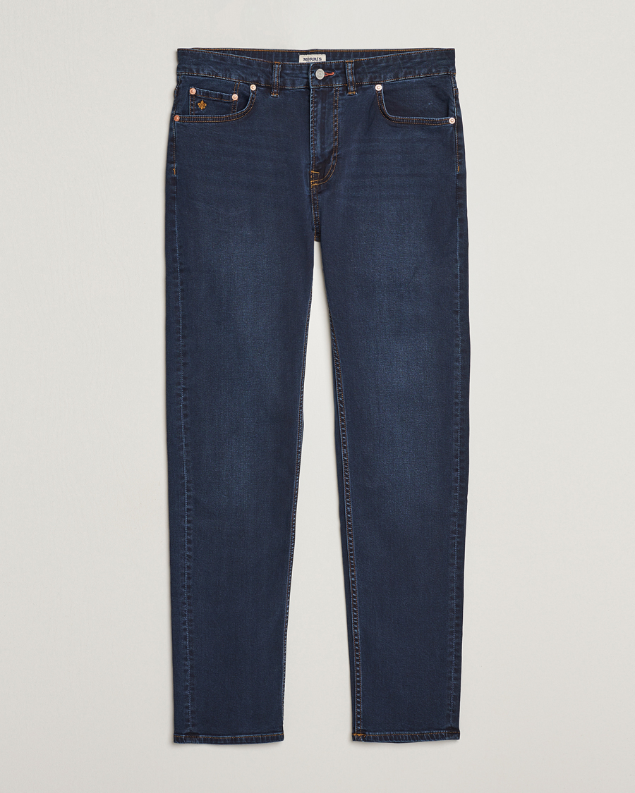 Heren | Broeken | Morris | James Satin Jeans One Year Wash