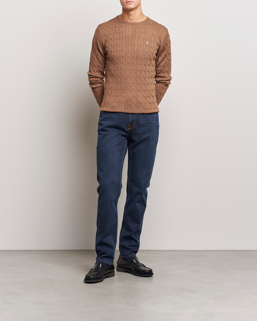 Heren | Broeken | Morris | James Satin Jeans One Year Wash