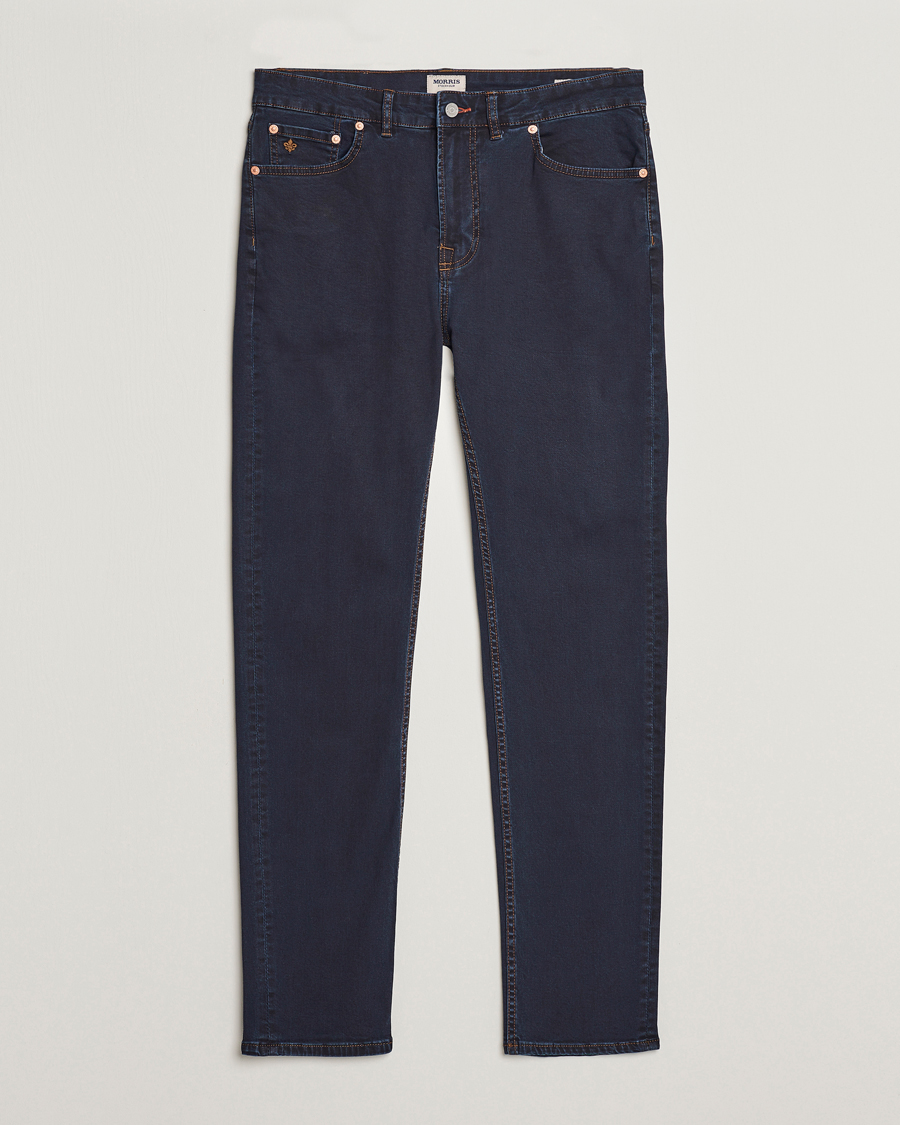 Heren | Broeken | Morris | James Satin Jeans Rinse Wash