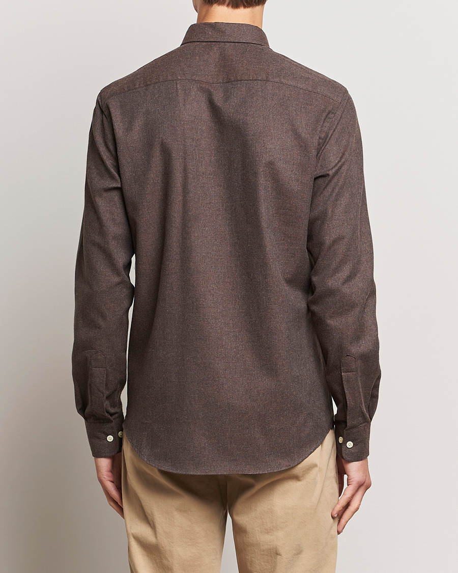 Heren | Overhemden | Morris | Watts Flanell Shirt Brown