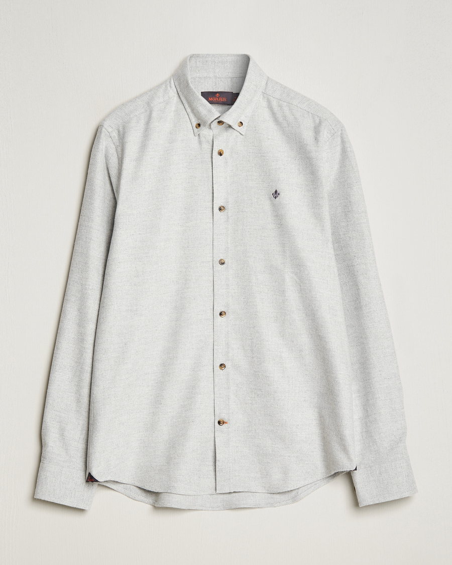 Heren | Morris | Morris | Flanell Check Shirt Grey