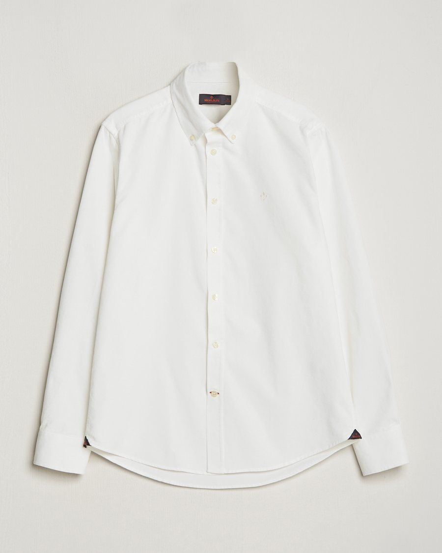 Heren | Overhemden | Morris | Douglas Corduroy Shirt Off White