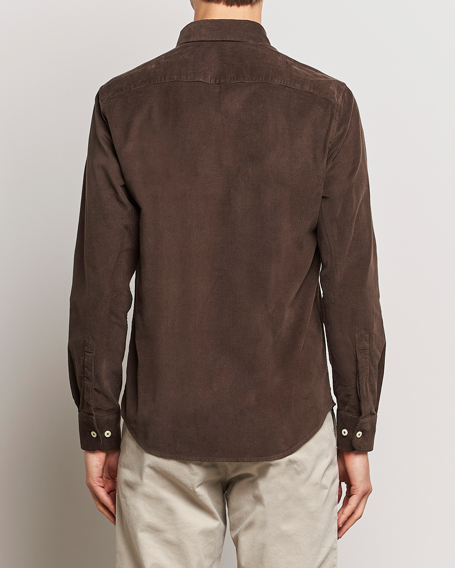 Heren | Overhemden | Morris | Douglas Corduroy Shirt Brown