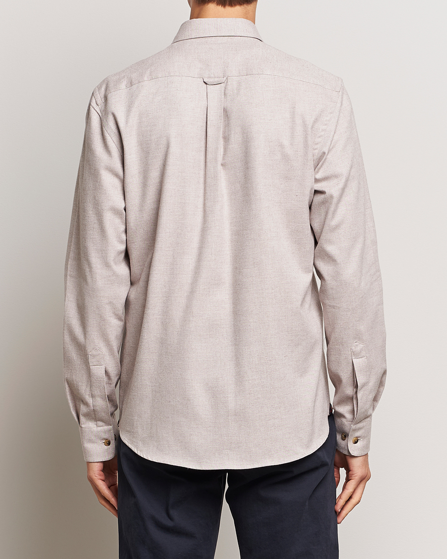 Heren | Overhemden | Morris | Weights Flanell Shirt Khaki