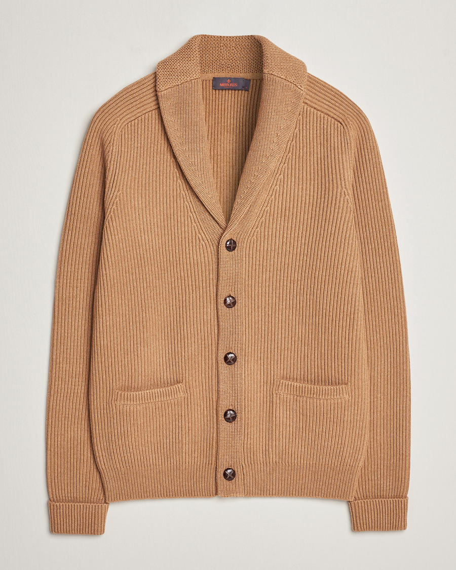 Heren | Truien | Morris | Brayden Shawl Cardigan Camel