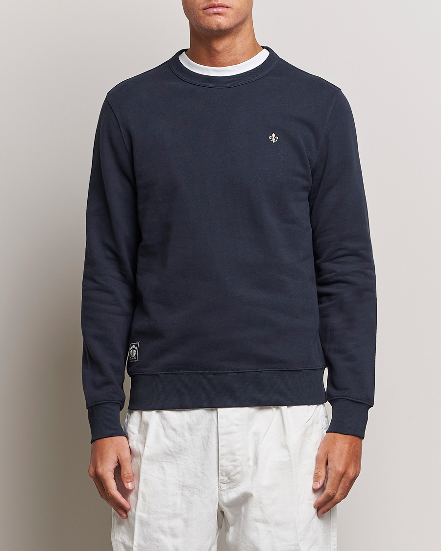 Heren | Sweatshirts | Morris | Brandon Lily Sweatshirt Old Blue