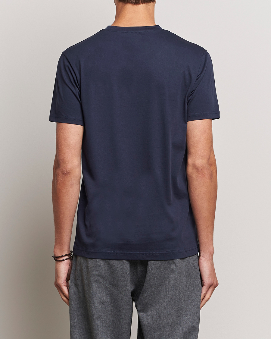 Heren | T-shirts | Sunspel | Riviera Midweight T-Shirt Navy