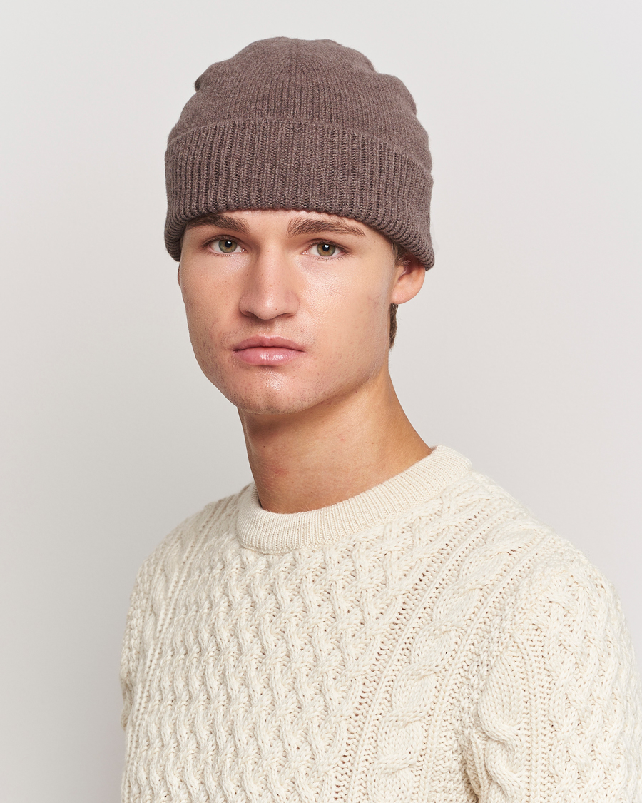 Heren | Sunspel Lambswool Hat Cedar | Sunspel | Lambswool Hat Cedar