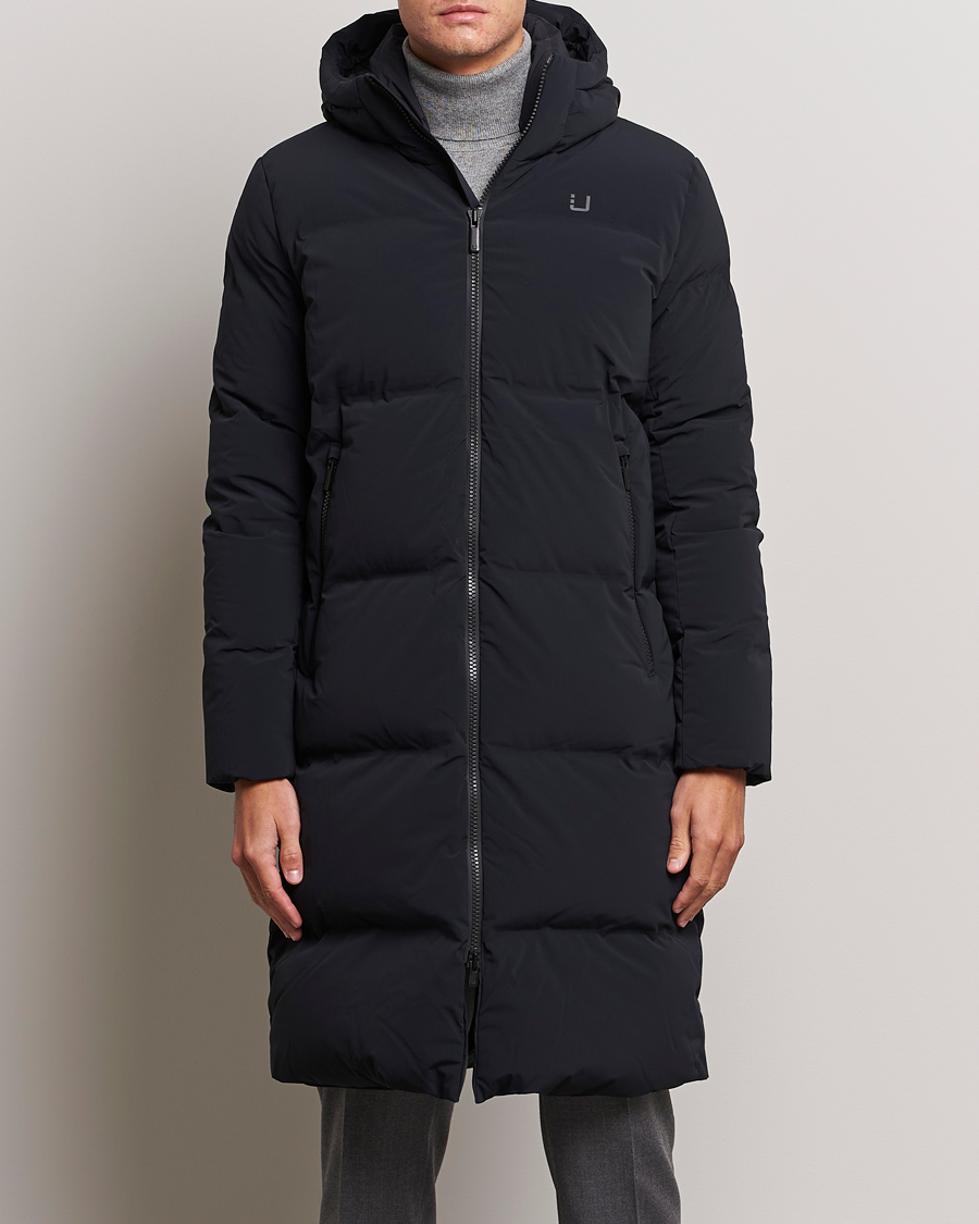 Heren | Jassen | UBR | Tycoon Padded Long Coat Black