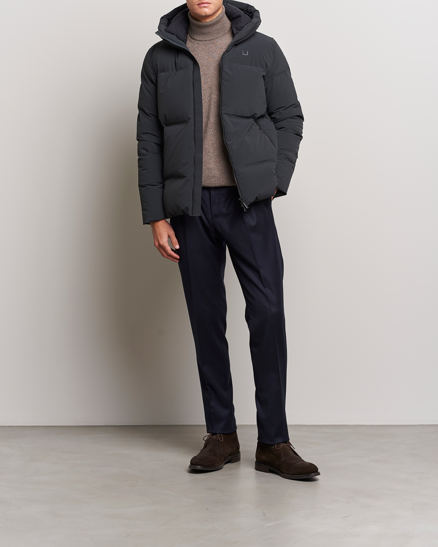 Heren | Jassen | UBR | Typhoon Padded Hood Jacket Night Olive