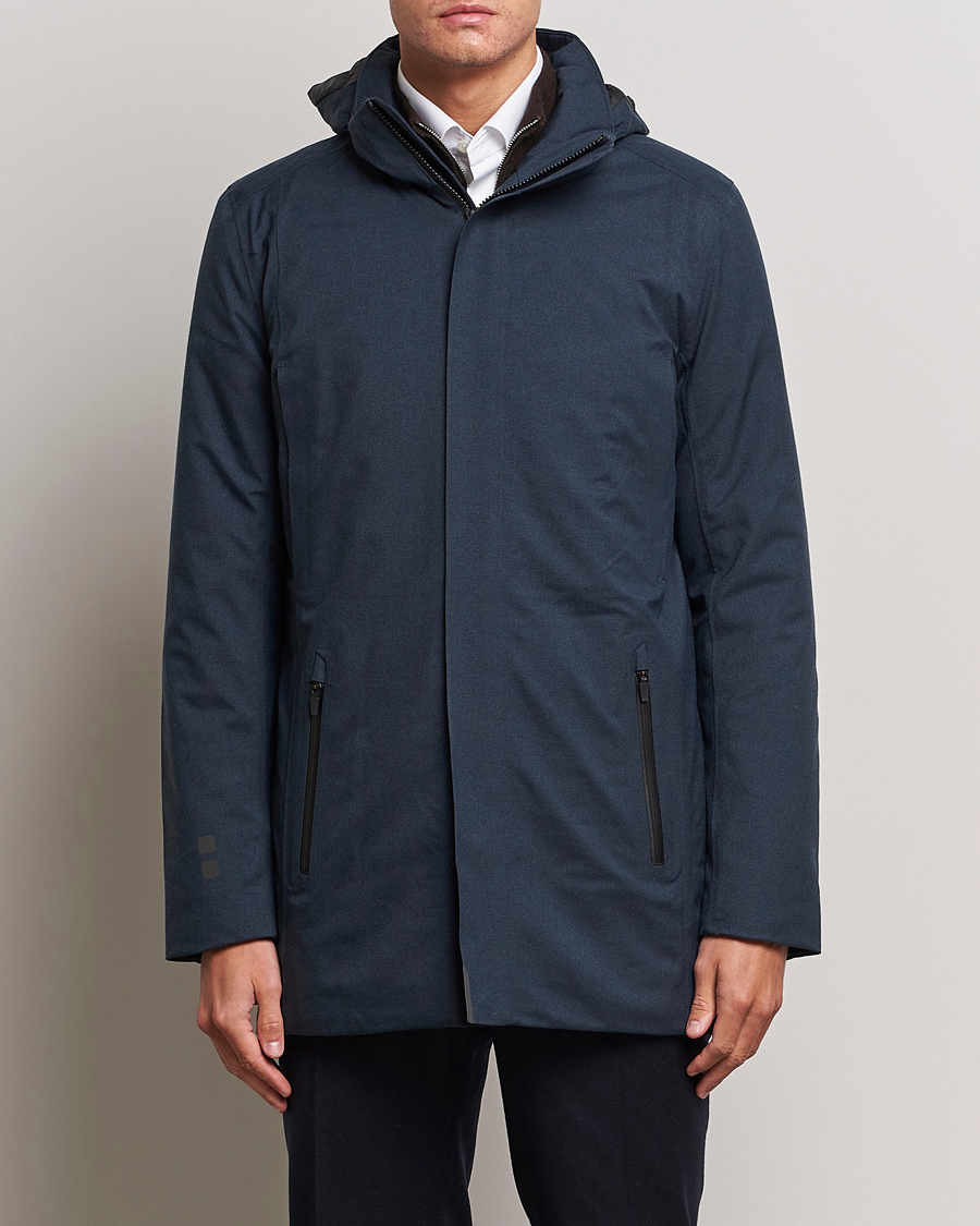 Heren | Kleding | UBR | Regulator Parka Dark Navy Melange