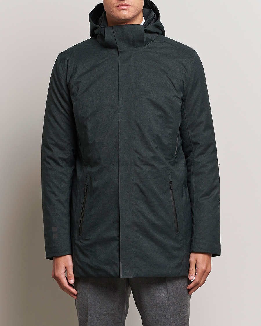 Heren | Formele jassen | UBR | Regulator Parka Dark Olive Melange