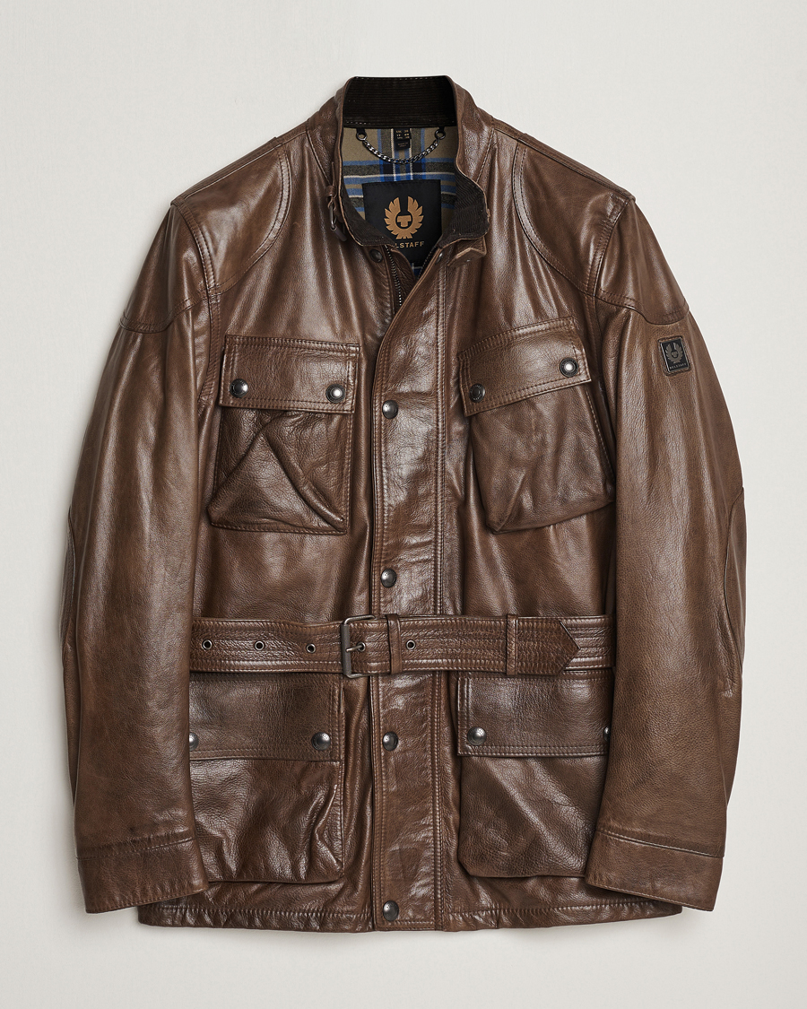 Heren | Jassen | Belstaff | Trailmaster Panther Leather Jacket Antique Bronze