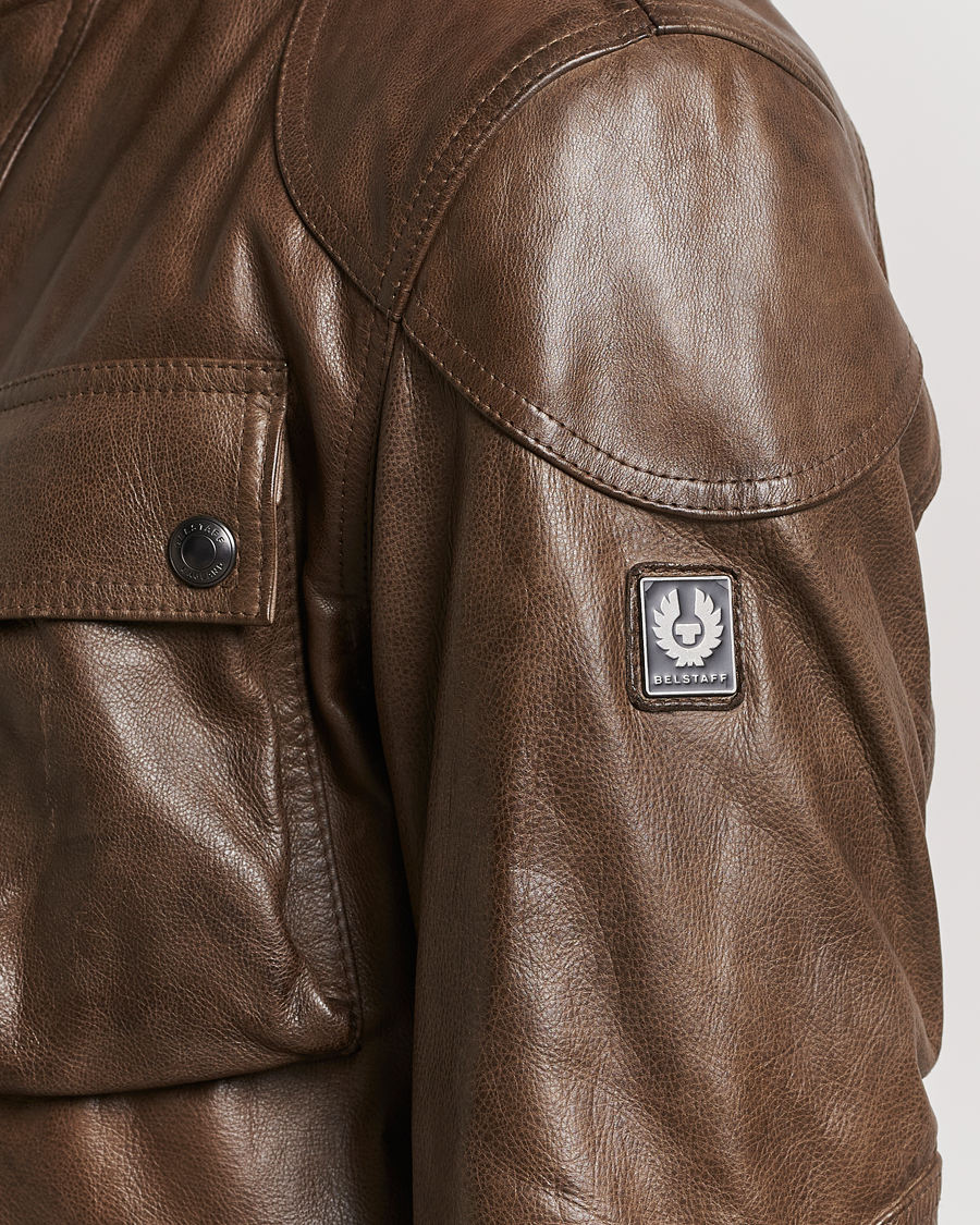 Heren | Jassen | Belstaff | Trailmaster Panther Leather Jacket Antique Bronze