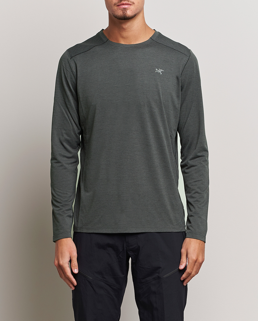 Heren |  | Arc'teryx | Cormac Long Sleeve T-Shirt Black Heather