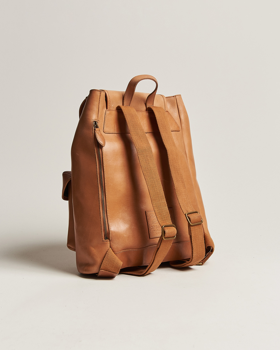 Heren | Polo Ralph Lauren Heritage Leather Backpack Tan | Polo Ralph Lauren | Heritage Leather Backpack Tan