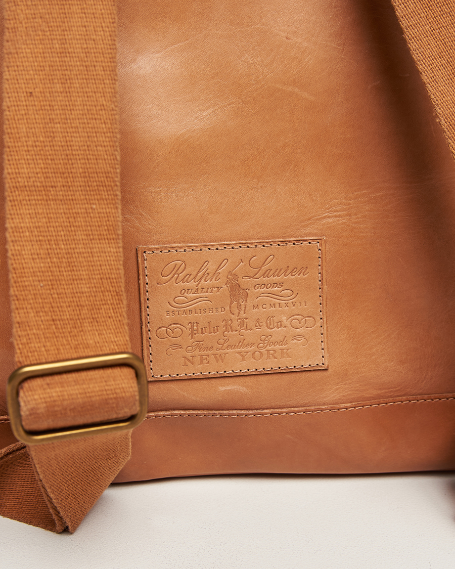 Heren | Polo Ralph Lauren Heritage Leather Backpack Tan | Polo Ralph Lauren | Heritage Leather Backpack Tan