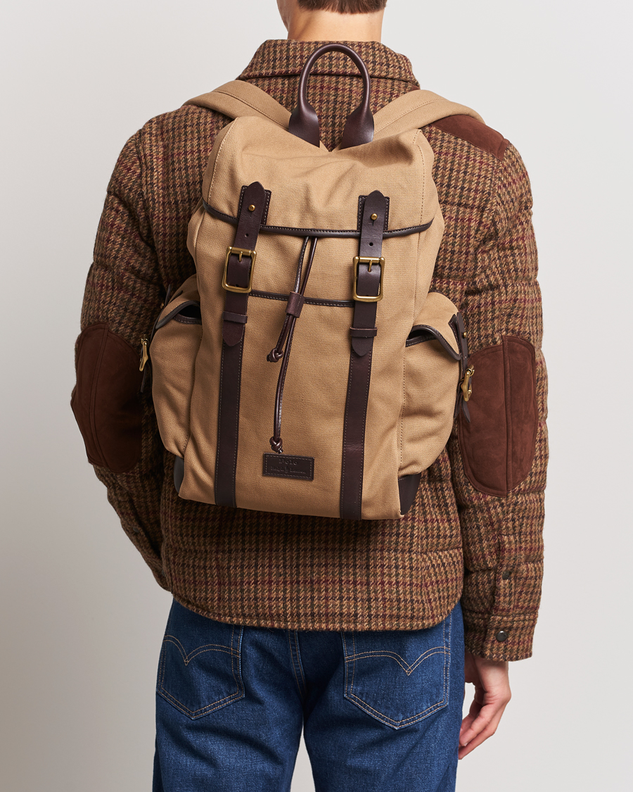 Heren |  | Polo Ralph Lauren | Canvas Backpack Tan