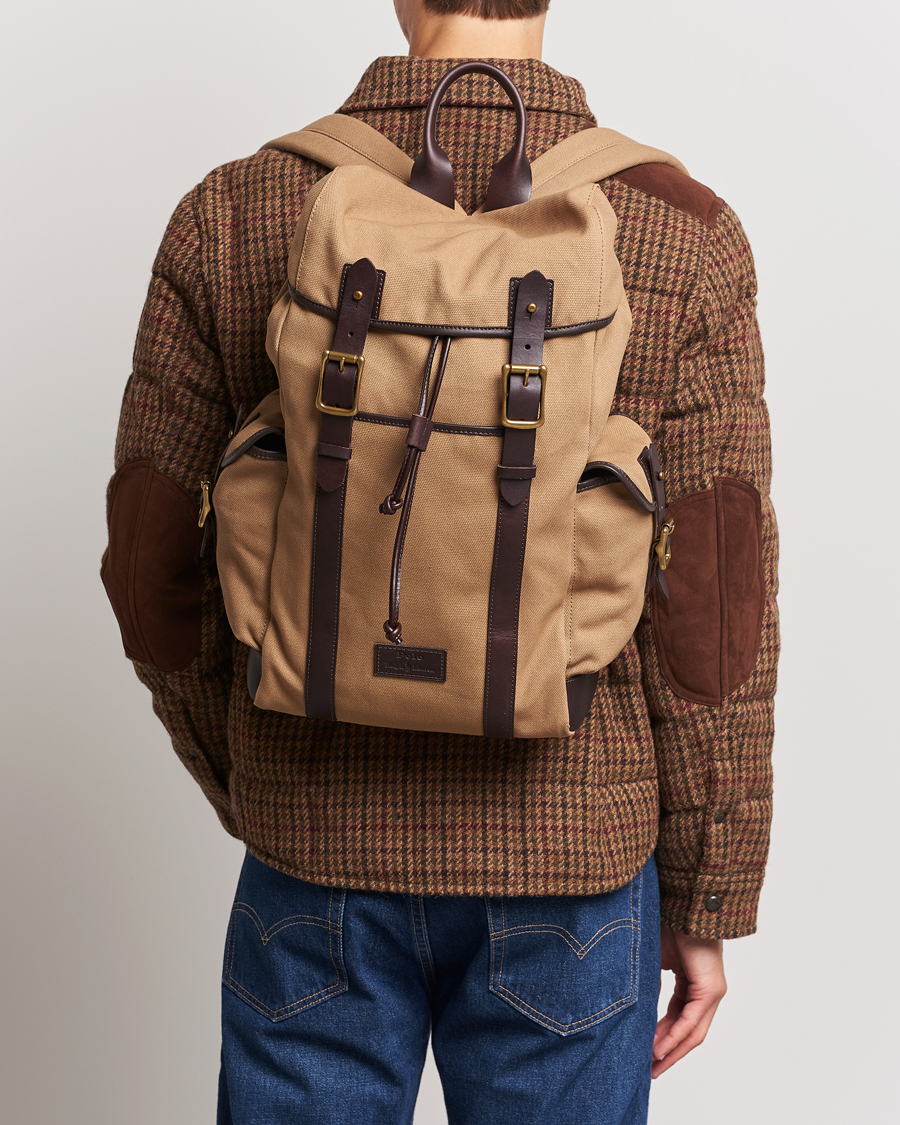 Heren | Rugzakken | Polo Ralph Lauren | Canvas Backpack Tan