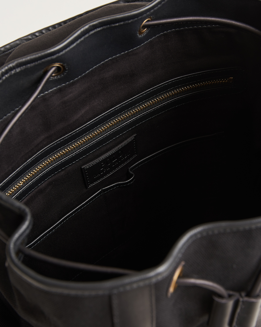Heren | Polo Ralph Lauren Canvas Backpack Black | Polo Ralph Lauren | Canvas Backpack Black