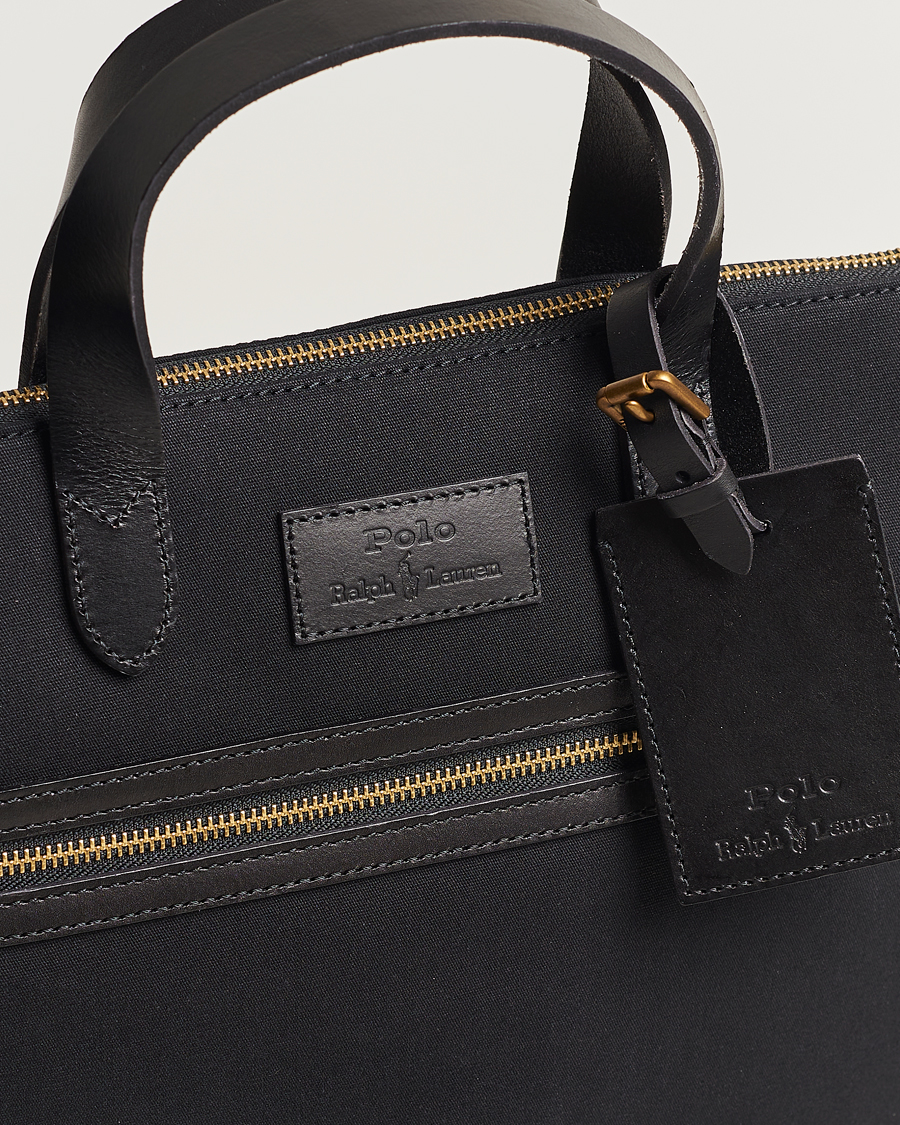 Heren | Polo Ralph Lauren Canvas Totebag Black | Polo Ralph Lauren | Canvas Totebag Black