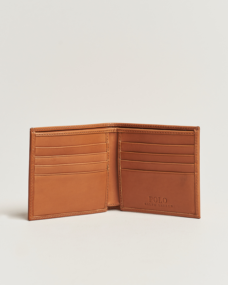 Heren | Portemonnees | Polo Ralph Lauren | Heritage Letaher Billfold Wallet Tan