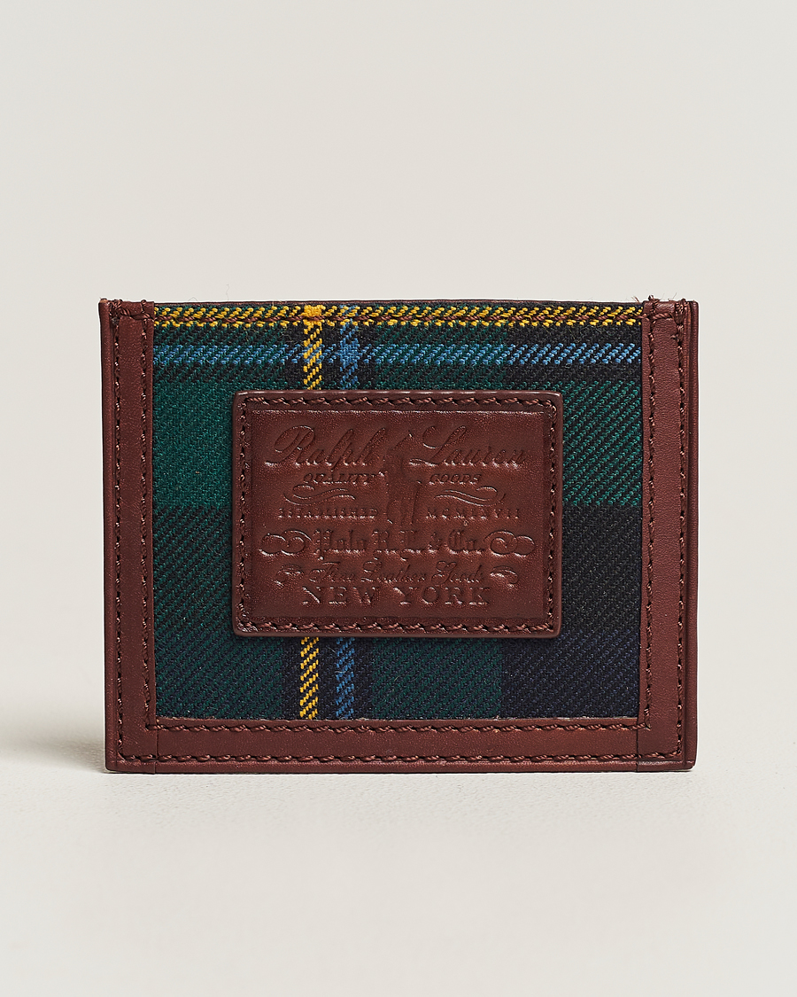 Heren | Polo Ralph Lauren Leather Card Case Tartan | Polo Ralph Lauren | Leather Card Case Tartan