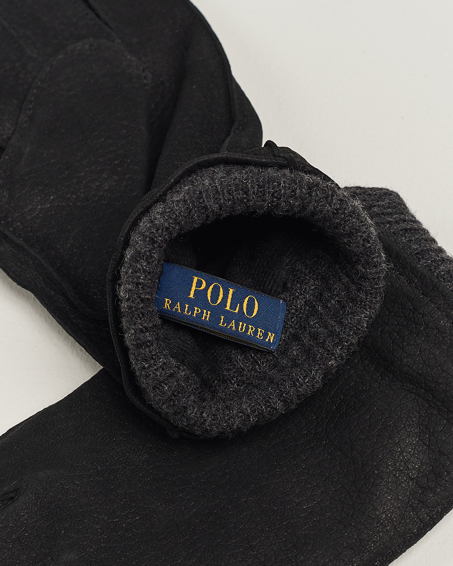Heren | Polo Ralph Lauren Leather Gloves Black | Polo Ralph Lauren | Leather Gloves Black