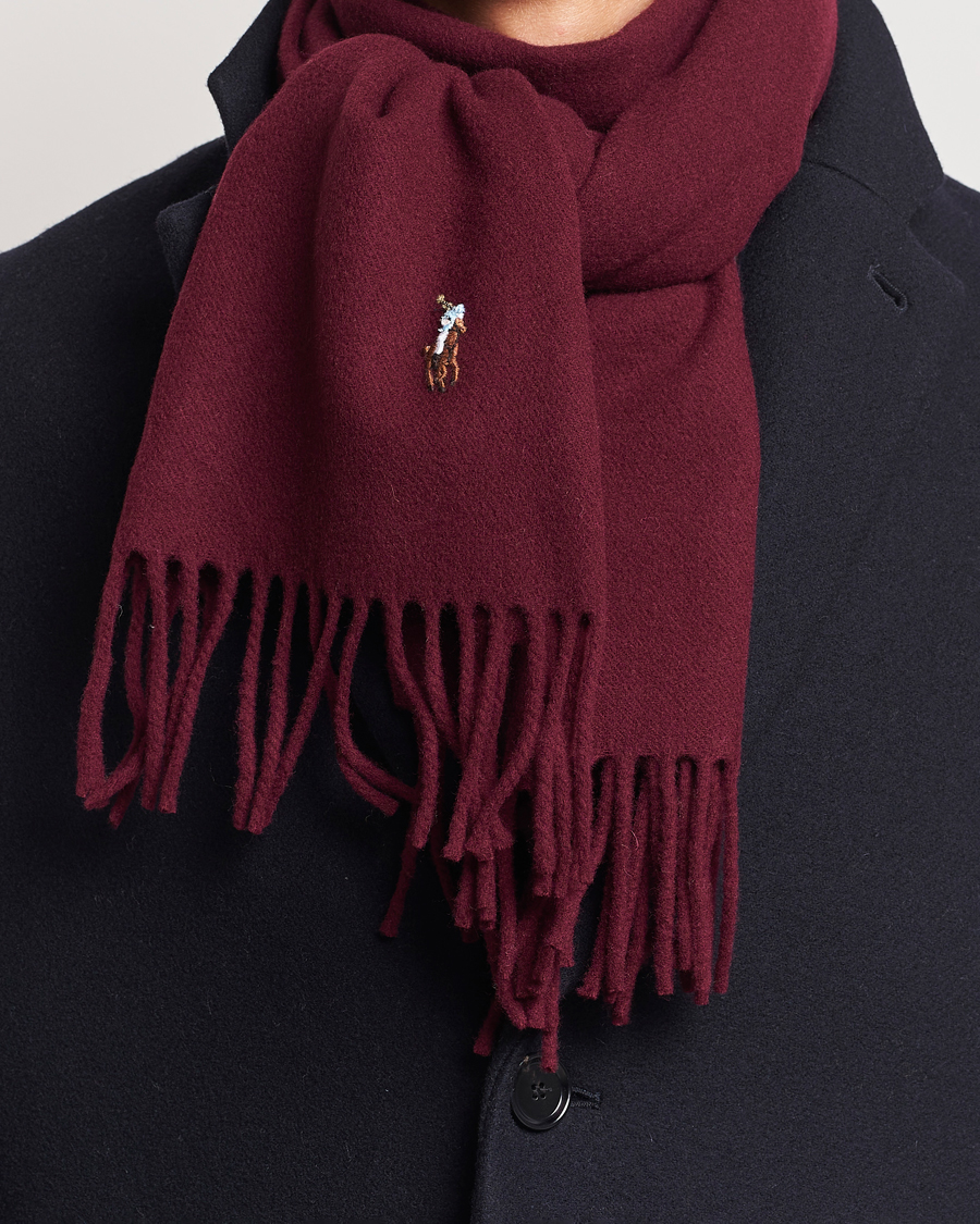 Heren |  | Polo Ralph Lauren | Signature Wool Scarf Harvard Wine