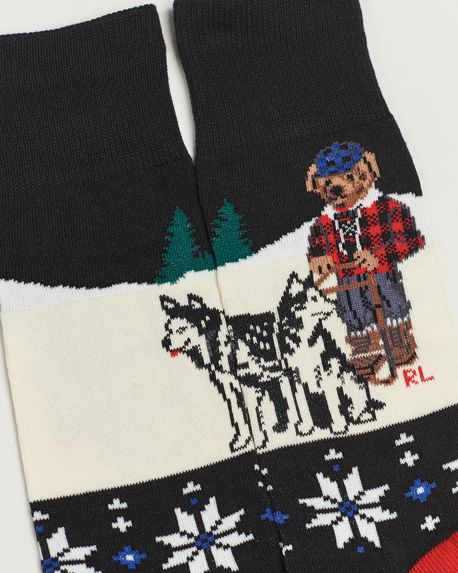 Heren | Ondergoed | Polo Ralph Lauren | Holiday Bear Socks Navy/White