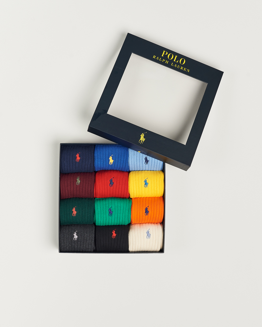 Heren | Ondergoed | Polo Ralph Lauren | 12-Pack Cotton Crew Socks Multi