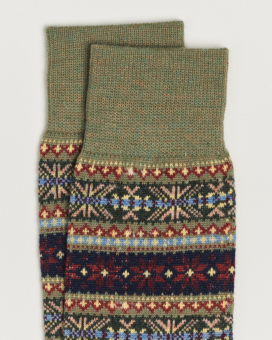 Heren | Ondergoed | Polo Ralph Lauren | Wool Fairisle Socks Loden
