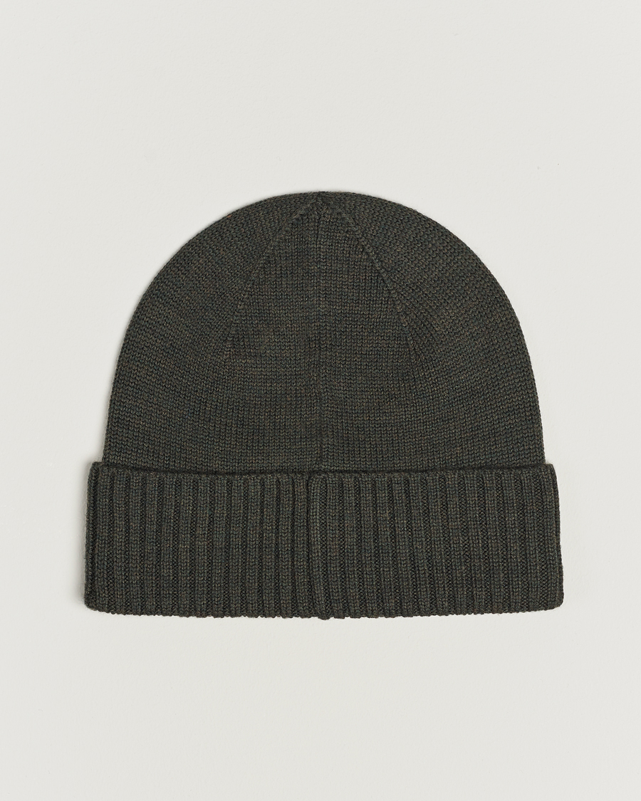 Heren | Polo Ralph Lauren Merino Wool Beanie Olive Heather | Polo Ralph Lauren | Merino Wool Beanie Olive Heather