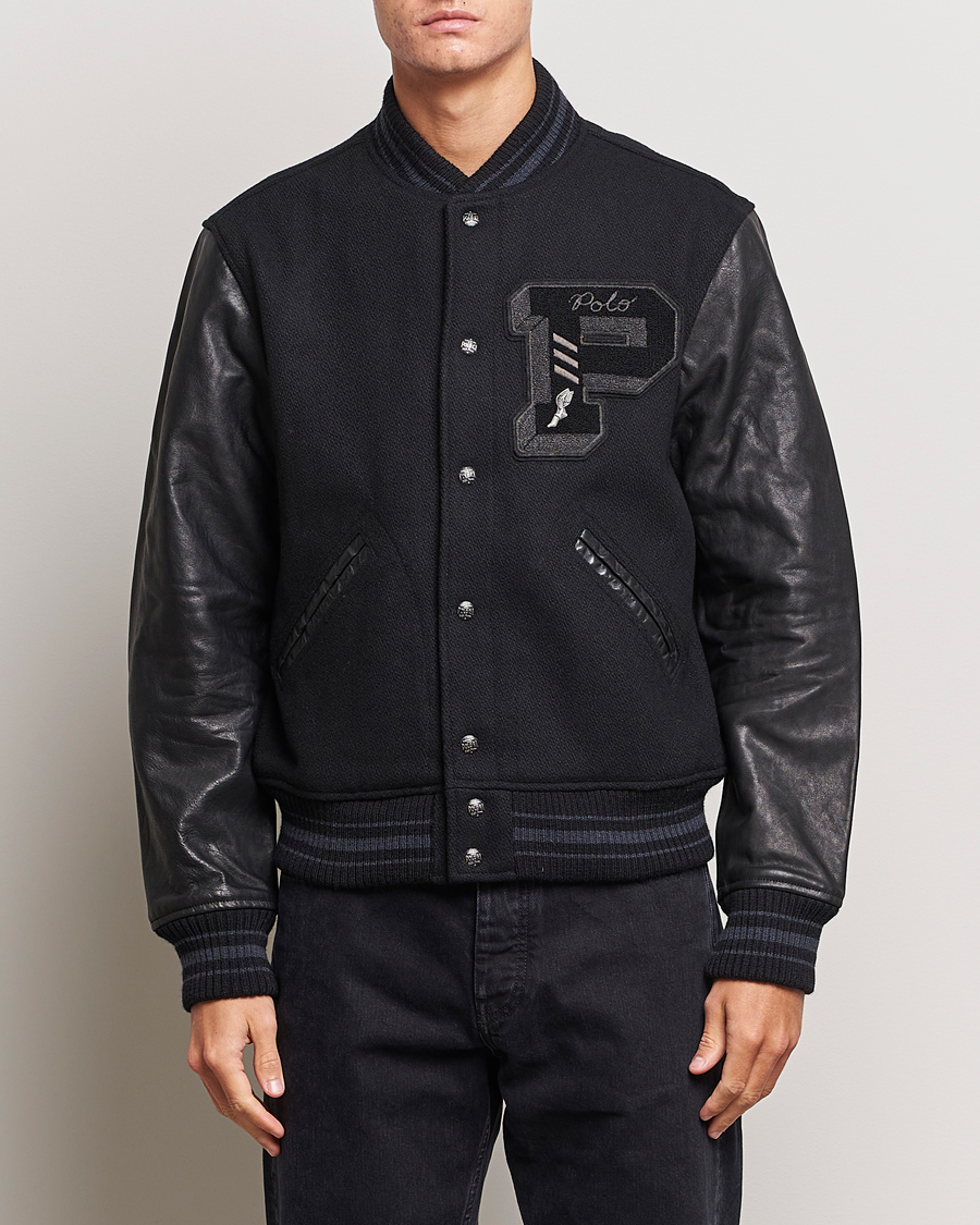 Heren | Jassen | Polo Ralph Lauren | Varsity Lined Bomber Jacket Polo Black