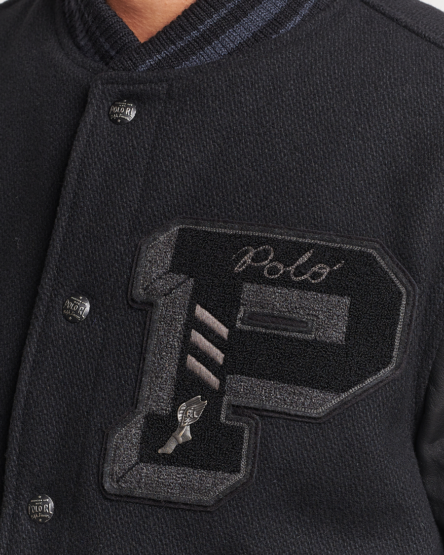 Heren | Jassen | Polo Ralph Lauren | Varsity Lined Bomber Jacket Polo Black