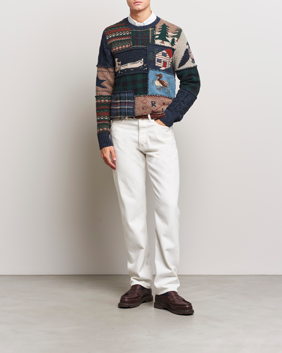Heren | Truien | Polo Ralph Lauren | Wool Patchwork Knitted Sweater Multi