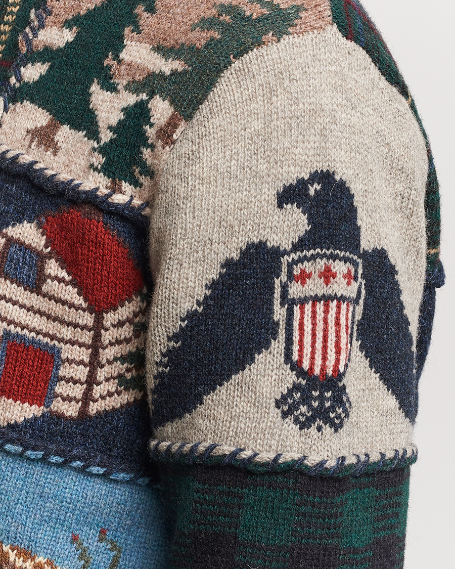 Heren | Truien | Polo Ralph Lauren | Wool Patchwork Knitted Sweater Multi