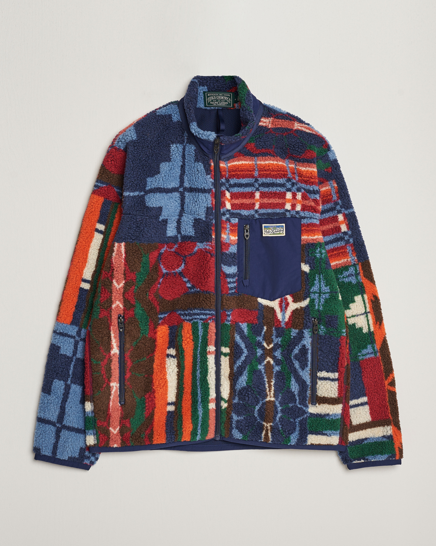 Heren | Truien | Polo Ralph Lauren | Pinelodge Pile Patchwork Full Zip Multi